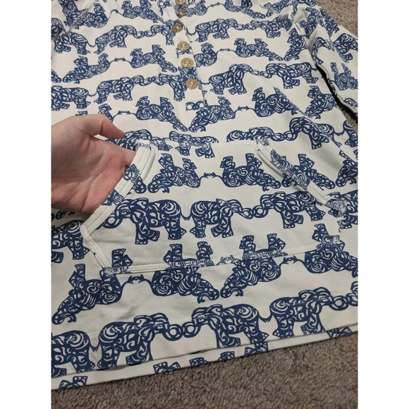 Lilly Pulitzer Captain Popover Pack Your Trunk Size Extra Small Elephants - Picture 4 of 10